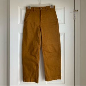 Everlane high rise, wide leg crop pant, sz 00